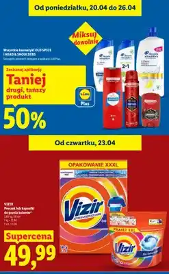 Lidl Proszek lub kapsułki do prania kolorów Vizir oferta