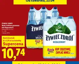 Lidl Woda źródlana gazowana Żywiec Zdrój oferta