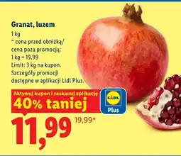 Lidl Granat luzem oferta
