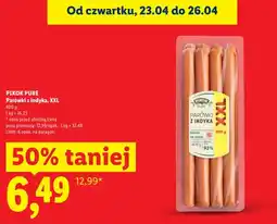 Lidl Parówki z indyka XXL oferta