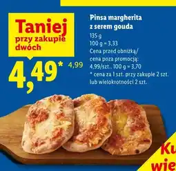Lidl Pinsa margherita z serem gouda oferta