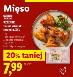 Lidl Kurczak skrzydła XXL oferta