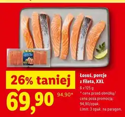Lidl Łosoś porcje z fileta XXL oferta