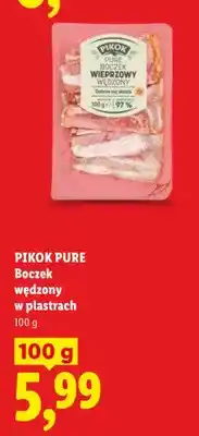 Lidl Boczek wędzony w plastrach oferta