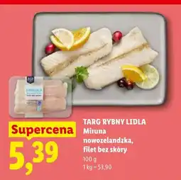 Lidl Miruna nowozelandzka filet bez skóry oferta