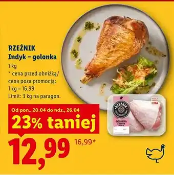 Lidl Indyk golonka oferta