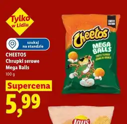 Lidl Chrupki serowe mega balls oferta
