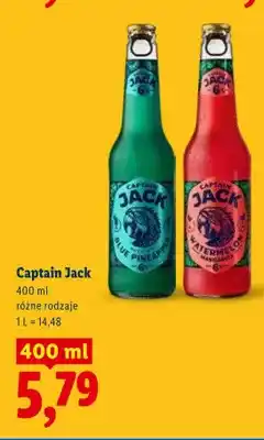 Lidl Piwo captain jack różne rodzaje oferta