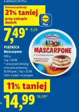 Lidl Mascarpone oferta