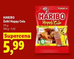 Lidl Żelki Haribo Happy Cola oferta