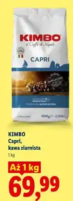 Lidl Kawa ziarnista Kimbo Capri oferta