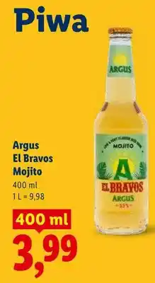 Lidl Piwo argus el bravos mojito oferta