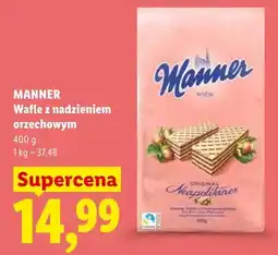 Lidl Wafle z nadzieniem orzechowym oferta
