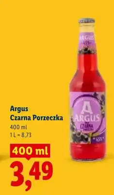 Lidl Piwo argus czarna porzeczka oferta