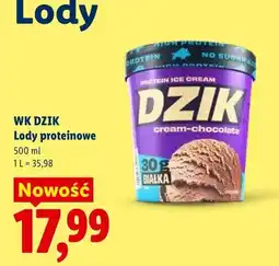 Lidl Lody proteinowe Dzik cream-chocolate oferta