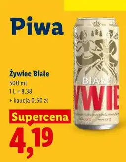 Lidl Piwo żywiec białe oferta