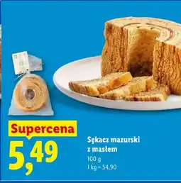 Lidl Sękacz mazurski z masłem oferta