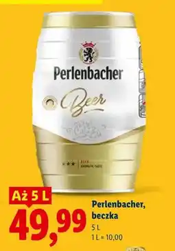 Lidl Piwo perlenbacher beczka oferta