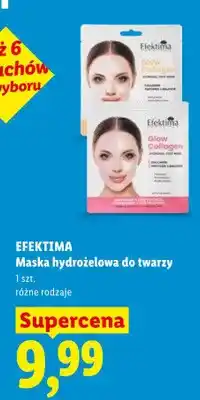 Lidl Maska hydrożelowa do twarzy efekitma oferta