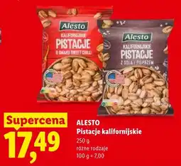 Lidl Pistacje kalifornijskie oferta