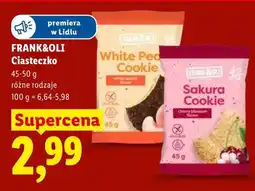 Lidl Ciasteczko Frank&Oli różne rodzaje oferta