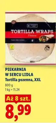 Lidl Tortilla pszenna xxl oferta