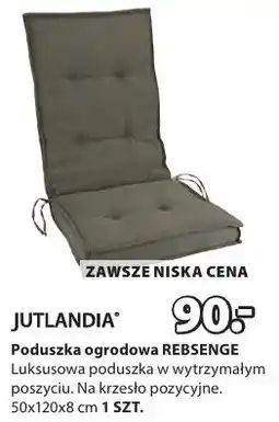 JYSK Poduszka ogrodowa na krzesło pozycyjne luksusowa oferta