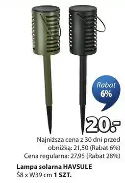 JYSK Lampa solarna HAVSULE oferta