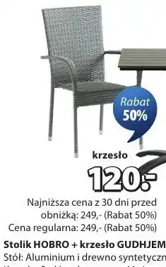 JYSK Stolik + krzesło oferta