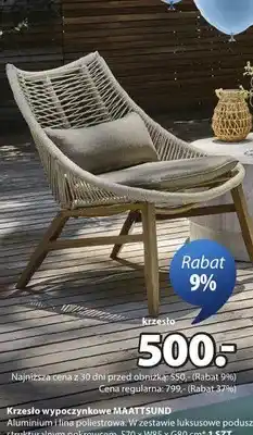 JYSK Krzesło wypoczynkowe MAATTSUND oferta