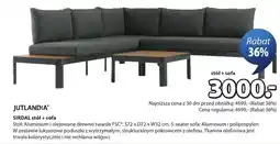 JYSK SIRDAL stół + sofa oferta