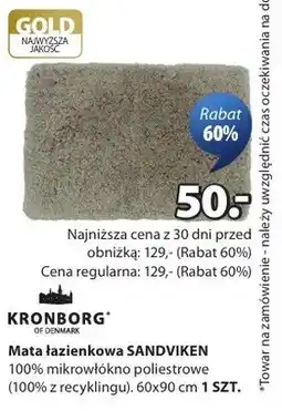 JYSK Mata łazienkowa SANDVIKEN oferta