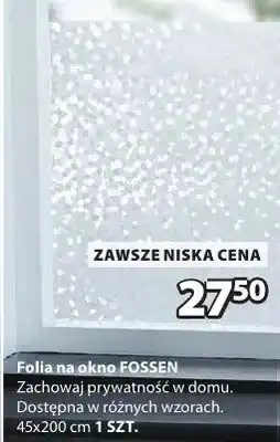 JYSK Folia na okno FOSSEN oferta