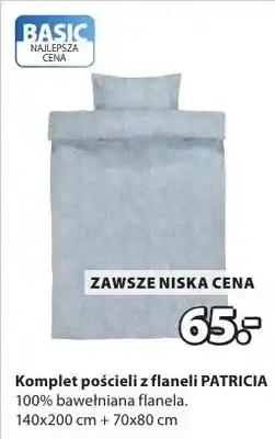 JYSK Komplet pościeli z flaneli PATRICIA oferta