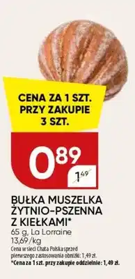 Bułka muszelka żytnio-pszenna z kiełkami
