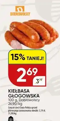 Chata Polska Kiełbasa głogowska oferta