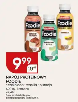 Chata Polska Napój proteinowy Foodie czekolada, wanilia, pistacja oferta