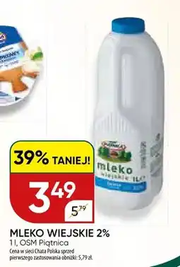 Chata Polska Mleko wiejskie 2% oferta