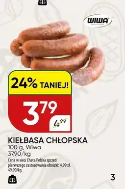 Chata Polska Kiełbasa chłopska oferta