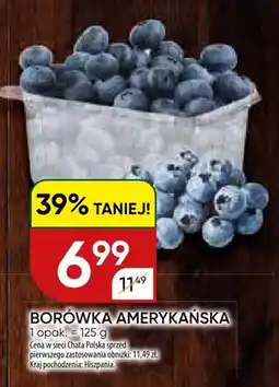 Chata Polska Borówka amerykańska oferta