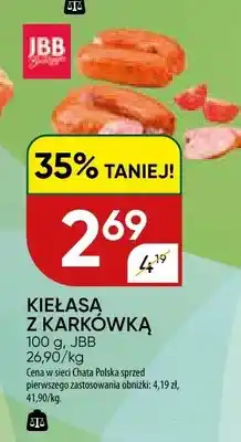 Chata Polska Kiełasa z karkówką oferta