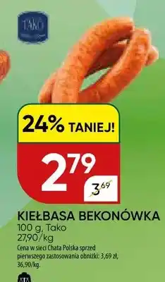 Chata Polska Kiełbasa bekonówka oferta