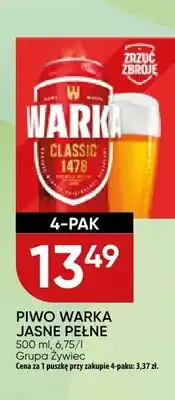 Chata Polska Piwo Warka jasne pełne oferta