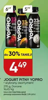 Chata Polska Jogurt pitny Yopro wybrany asortyment oferta