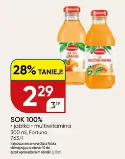 Chata Polska Sok 100% jabłko multiwitamina oferta