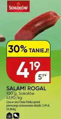 Chata Polska Salami rogal oferta