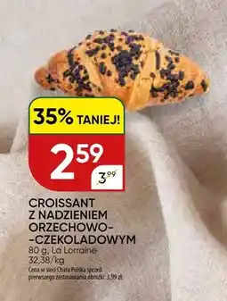 Chata Polska Croissant z nadzieniem orzechowo-czekoladowym oferta