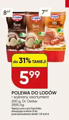 Chata Polska Polewa do lodów oferta