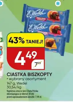 Chata Polska Ciastka Biskopry wybrany asortyment oferta