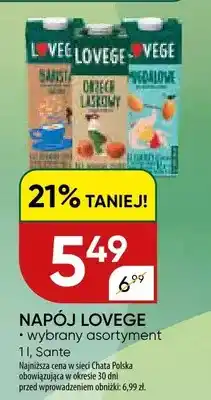 Chata Polska Napój Lovege wybrany asortyment oferta